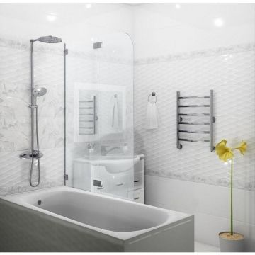 Бордюр Kerama Marazzi (Керама Марацци) Турнон белый матовый обрезной 2,5х30 см (SPA033R)