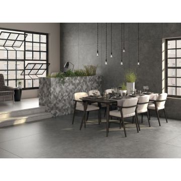 Керамогранит Kerama Marazzi (Керама Марацци) Фондамента пепельный обрезной 60х119,5 см (DL501100R)