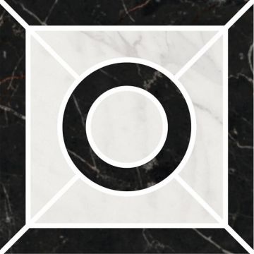 Декор Kerama Marazzi (Керама Марацци) Фрагонар наборный черный 9,9х9,9 см (ID94)