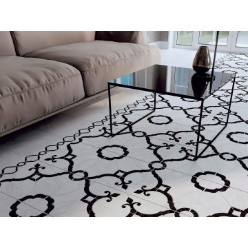 Декор Kerama Marazzi (Керама Марацци) Фрагонар наборный черный 9,9х9,9 см (ID94)