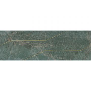 Декор Kerama Marazzi (Керама Марацци) Эвора зеленый обрезной 30x89,5 см (OS/ C214/ 13116R)