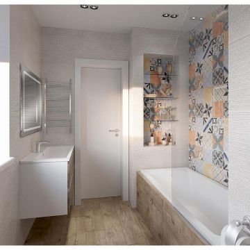 Плитка Kerama Marazzi (Керама Марацци) Эскориал серый обрезной 40х120 см (14011R)