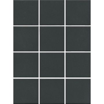 Мозаика Kerama Marazzi (Керама Марацци) Агуста черный натуральный из 12 частей 1333 9,8х9,8 см