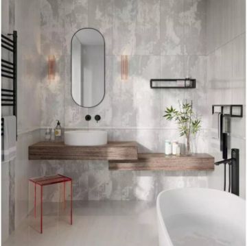 Бордюр Kerama Marazzi (Керама Марацци) Белем серый светлый глянцевый обрезной SPA047R 30х2,5 см