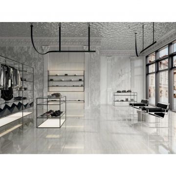 Настенная плитка Kerama Marazzi (Керама Марацци) Белем серый светлый глянцевый обрезной 13110R 30х89,5 см