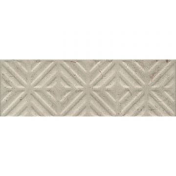 Бордюр Kerama Marazzi (Керама Марацци) Карму бежевый матовый обрезной 11210R/4 9,6х30 см