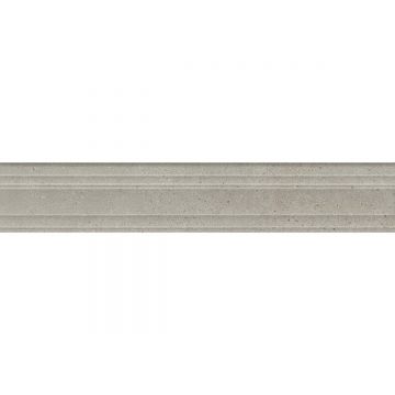 Бордюр Kerama Marazzi (Керама Марацци) Монсеррат Багет серый светлый матовый обрезной 7,3х40 см, BLF007R