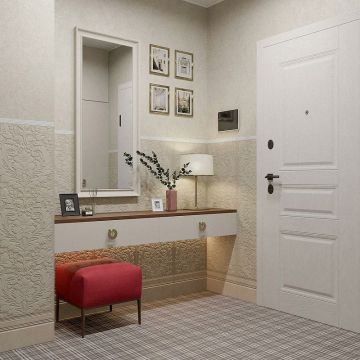 Настенная плитка Kerama Marazzi (Керама Марацци) Монсеррат структура бежевый светлый матовый обрезной 14046R 40х120 см