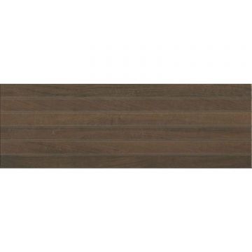 Настенная плитка Kerama Marazzi (Керама Марацци) Семпионе коричневый темный структура обрезной 13096R 30х89,5 см