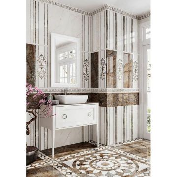 Керамогранит Kerama Marazzi (Керама Марацци) Театро беж светлый лаппатированный SG457722R 50,2х50,2 см