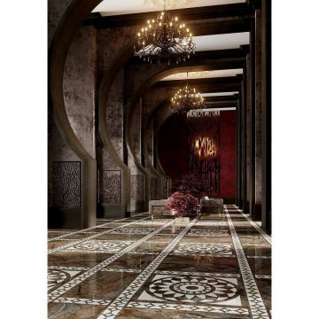 Керамогранит Kerama Marazzi (Керама Марацци) Театро беж светлый лаппатированный SG457722R 50,2х50,2 см