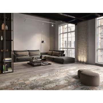 Керамогранит Kerama Marazzi (Керама Марацци) Антик Вуд Бежевый Обрезной 20х80 см (DL700690R)