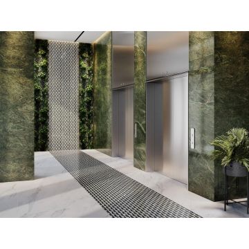 Керамогранит Kerama Marazzi (Керама Марацци) Риальто Нобиле Серый Темный Лаппатир Обрезной 60х119,5 см (SG50000122R)