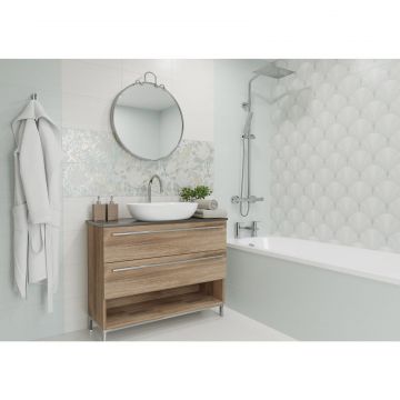 Настенная плитка LB Ceramics (Lasselsberger Ceramics) Эвентир зеленая 25х45 см 1045-0244