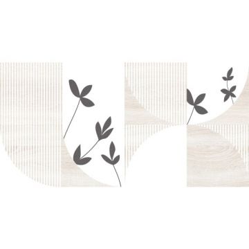 Настенная плитка LB Ceramics (Lasselsberger Ceramics) Джапанди Декор бежевая 20х40 см 1041-8200