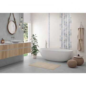 Керамогранит LB Ceramics (Lasselsberger Ceramics) Ниагара бордюр светло-синий 5х30 см 7303-0003