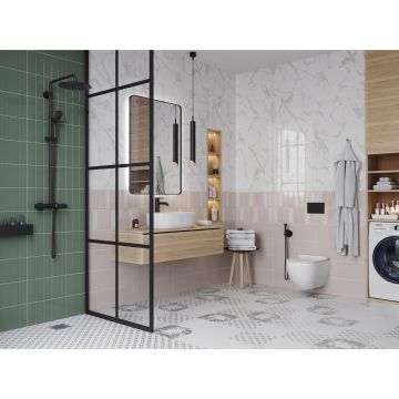 Плитка настенная Lasselsberger (LB Ceramics) Роса Рок розовый 20х60 см (1064-0364)