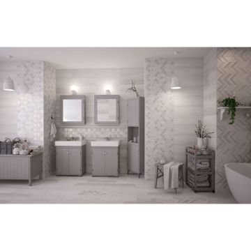 Декор Lasselsberger Норданвинд Серый 20х60 см (3606-0031)