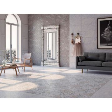 Керамогранит Vitra (Витра) Marmori 60х120 см Каррара Белый Полированный Ректификат K947023FLPR