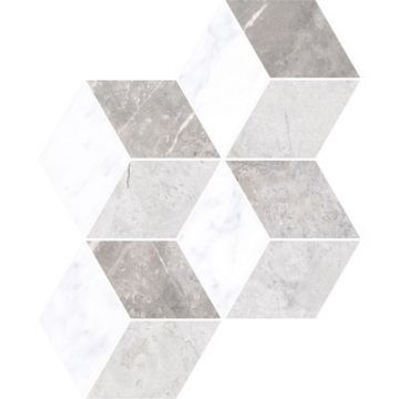 Декор Vitra (Витра) Marmori 24х30 см Микс Ромб Теплый Микс лаппатированный R9 Ректификат K9466538LPR