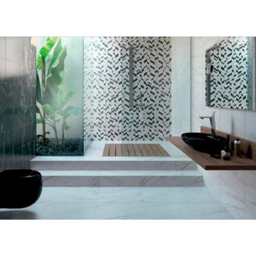 Бордюр Vitra (Витра) Marmori 7х60 см Пулпис Кремовый лаппатированный R9 Ректификат K945613LPR