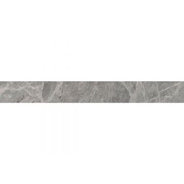 Плинтус Vitra (Витра) Marmostone 7.5х60 см Темно-серый лаппатированный Ректификат K951307LPR