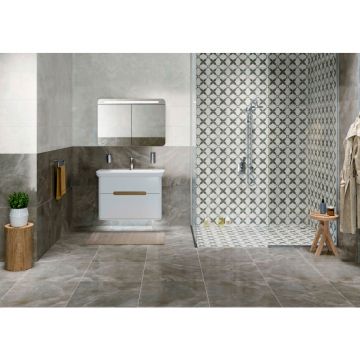 Керамогранит Vitra (Витра) Nuvola 60х120 см Коричневый Полированный Ректификат K947886FLPR