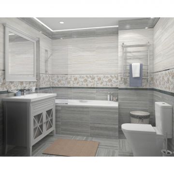 Декор Vitra Travertini Белый K945357HR 30х60 см