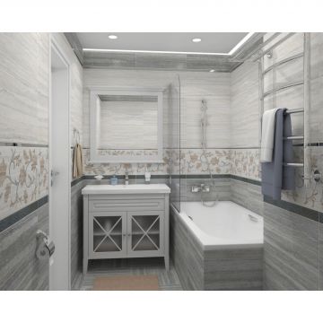 Декор Vitra Travertini Белый K945357HR 30х60 см