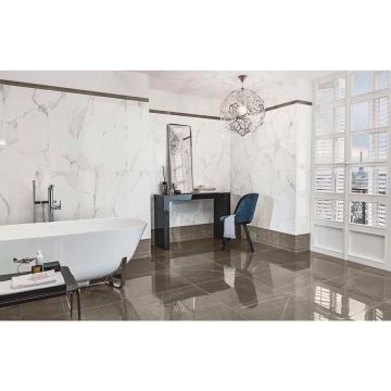 Керамогранит Villeroy and Boch (Виллерой энд Боч) Marmochic Дымчатый Жемчуг FLPR 9mm 60х120 см (K2730MR6P0110)