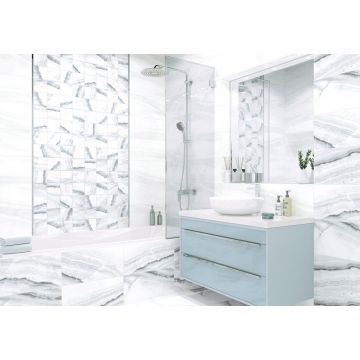 Керамогранит Altacera (Альтакера) Atlantic Statuario Silver матовый 60х60х0,9 см GP40STA00R