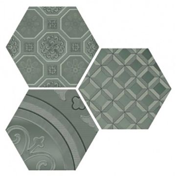 Декор Cifre Ceramica (Цифре Керамика) Vodevil Dec. Grey 17,5x17,5 см (904010)