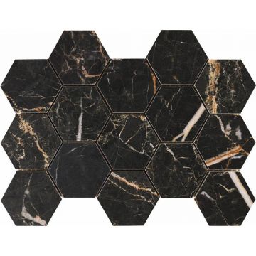 Мозаика Pamesa Ceramica (Памеса Керамика) Malla Hex Cr Lux Laurants Brown 22,5х32,5 см