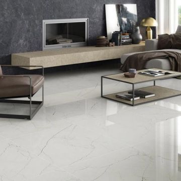 Настенная плитка Pamesa Ceramica (Памеса Керамика) XXL Cr.Cellini Blanco (6mm) Pul. Rect. 120х260 см, ректификат