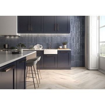 Настенная плитка Pamesa Ceramica Eleganza Blu 30х7.5 см