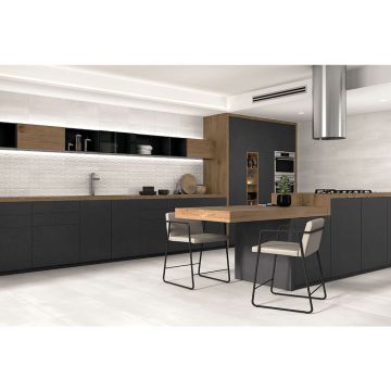 Стена Keraben Barrington concept white 25x50 см мат.