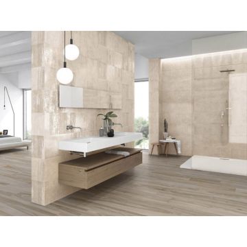 Керамогранит Ibero Materika Tektonia Dark Grey 31,6x63,5 см