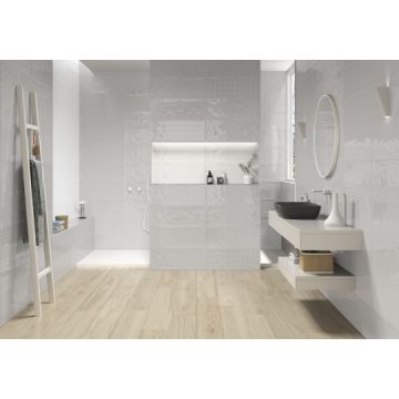 Настенная плитка Azulev (Азулев) Diverso Rev Decor Rosa Slimrect Pri 25x65 см (915471)