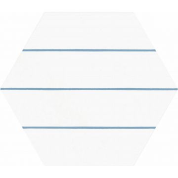 Керамогранит Codicer 95 (Кодицер) Hex. Porto Savona Blue 25x22 см