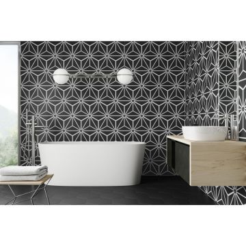 Керамогранит Realonda (Реалонда) Osaka Black 28,5х33 см