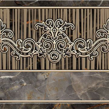 Декор Alma ceramica (Альма Керамика) Mitra 41,8х41,8 см DFU03MIT407