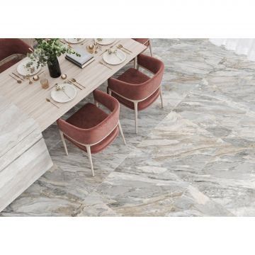 Керамогранит Alma Ceramica (Альма Керамика) Statuario Rock 57х57х0,85 см Лаппатированный GFA57STK07L