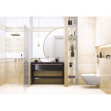 Настенная плитка Alma Ceramica (Альма Керамика) Lazio 20х60х0,75 см Рельефная TWA11LZO404