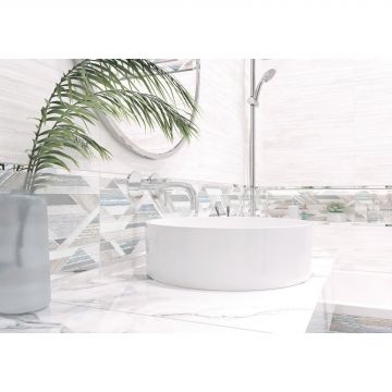 Настенная плитка Alma Ceramica (Альма Керамика) Medis 20х60х0,75 см Рельефная TWA11MDS004