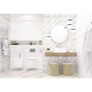 Настенная плитка Alma Ceramica (Альма Керамика) Medis 20х60х0,75 см Рельефная TWA11MDS004