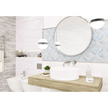 Настенная плитка Alma Ceramica (Альма Керамика) Medis 20х60х0,75 см Рельефная TWA11MDS004