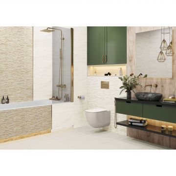 Настенная плитка Alma Ceramica (Альма Керамика) Rocko 20х60х0,75 см Рельефная TWA11ROK017