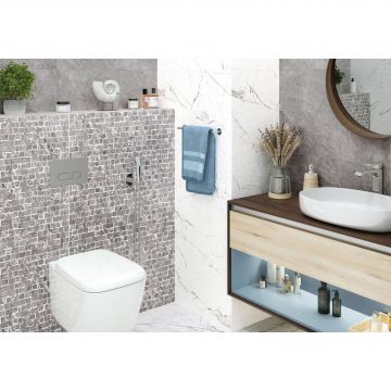 Настенная плитка Alma Ceramica (Альма Керамика) Laurent 24,6х74х0,9 см Рельефная TWU12LRT07R