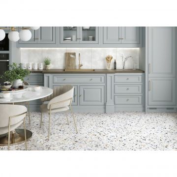 Керамогранит Alma Ceramica Terrazzo лаппатированный 570х1140х8.5 мм GFA114TRZ07L