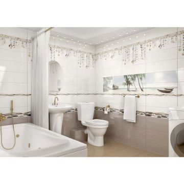 Панно Alma Ceramica (Альма Керамика) Ailand из 2 плиток 40х60х0,75 см PWA11ALD1